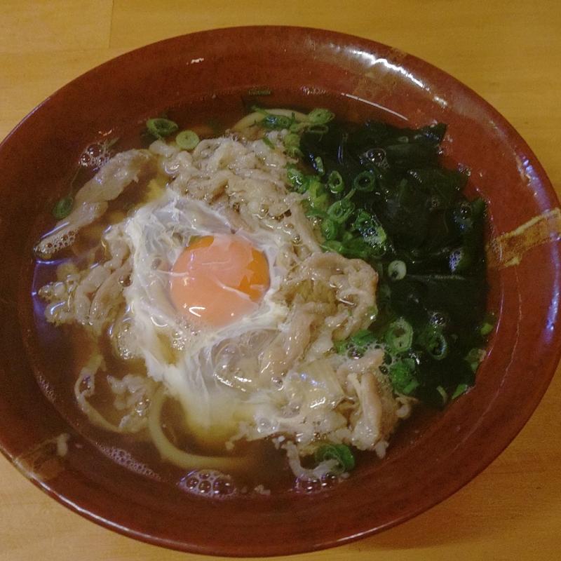 肉うどん(大衆うどん つる亀)