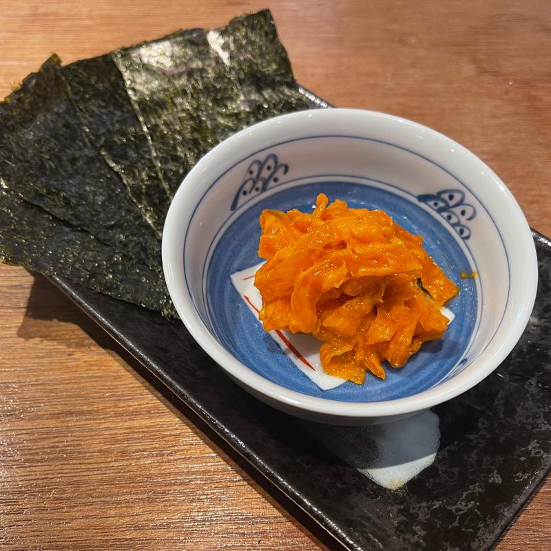 うにくらげのり巻き(立ち飲み築地大東)