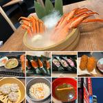 本ズワイ蟹（Mサイズ）食べ放題にコンロ
