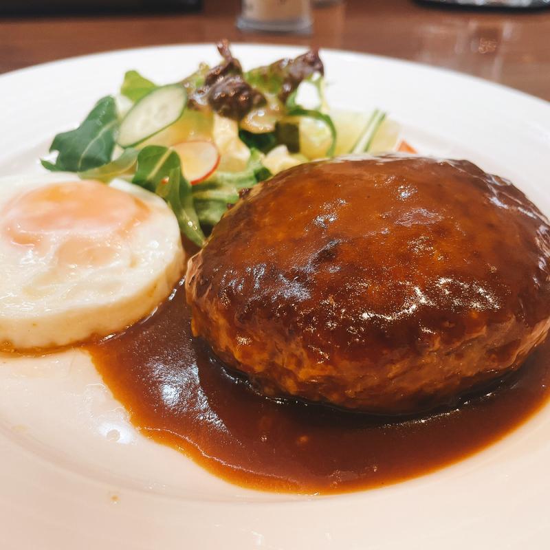 ハンバーグ定食(洋食屋 ふじ家)