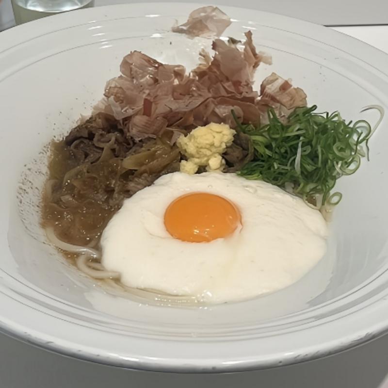 牛山椒山かけとろろのおうどん(つるとんたん TOP CHEFS)