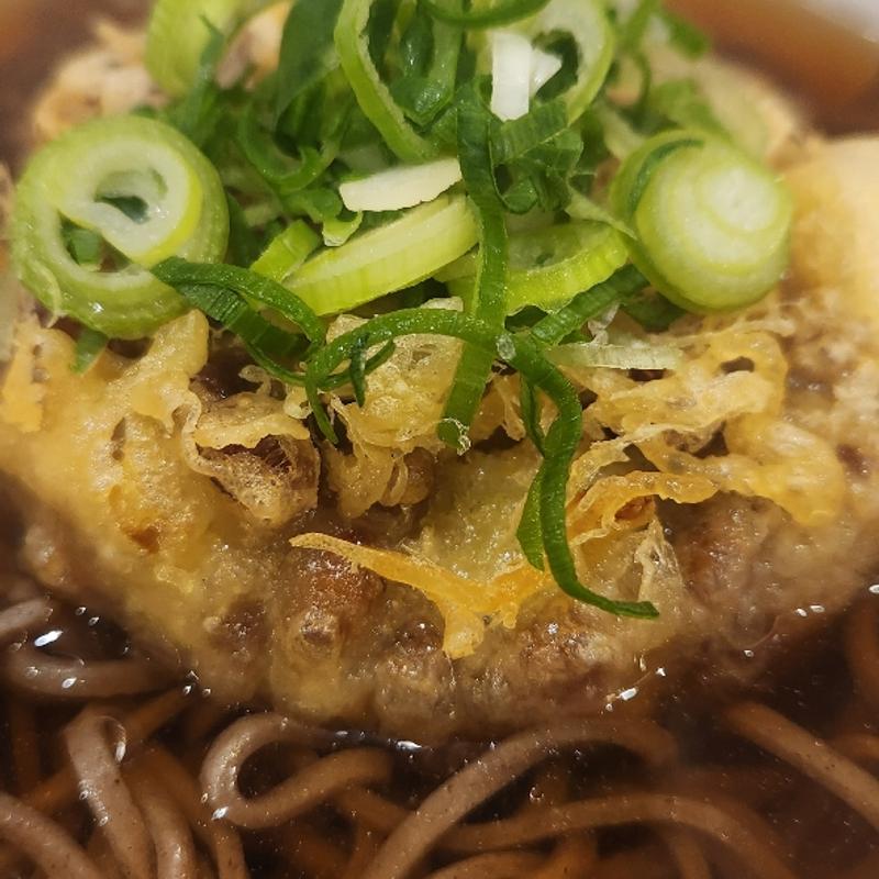 水戸納豆かき揚げ蕎麦(東海パーキングエリア（下り線） レストラン･スナックコーナー )