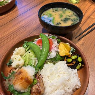 彩りおろしそバーグディッシュss(びっくりドンキー 富久山店 )