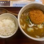 古の濃厚カレーうどんセット(武州うどんあかね&みどりダイニング)