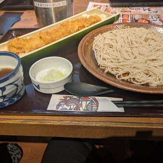 多め丼セット（穴子一本丼、冷そば）(十割そば会 新潟赤道店)