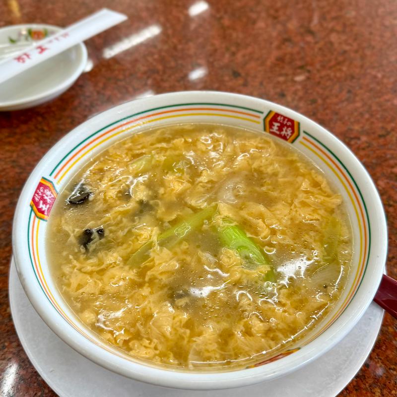 玉子スープ(餃子の王将 外環藤井寺店)