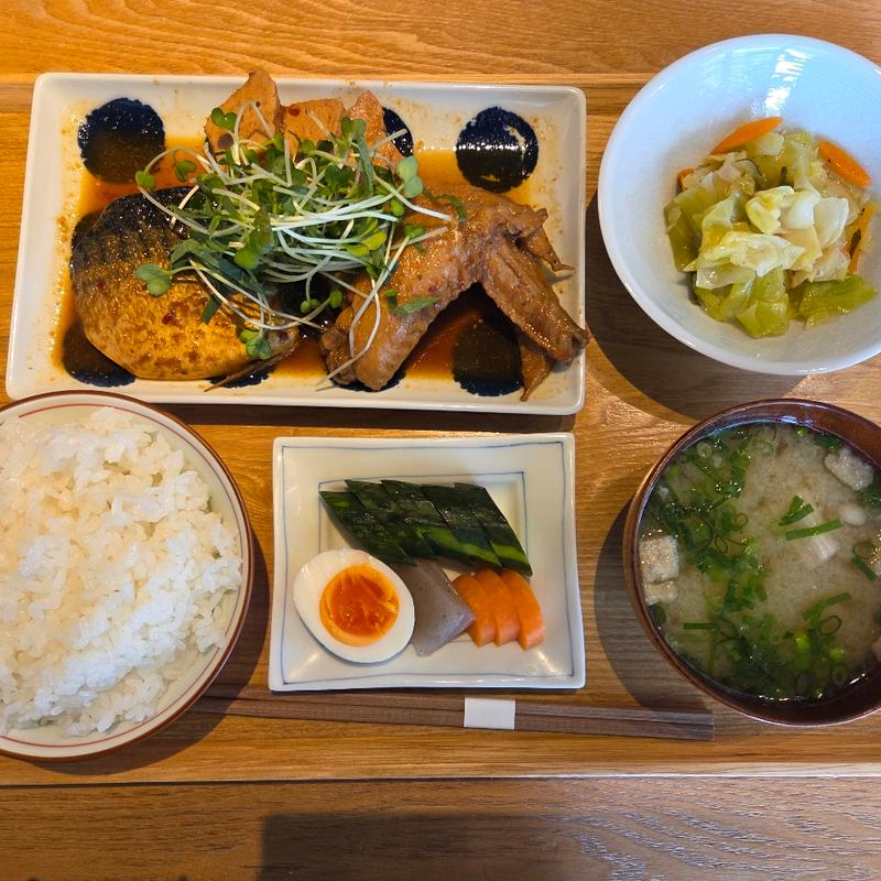 3種盛り定食(HAKKO食堂)