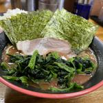 のりほうれん草ラーメン のり追加5枚