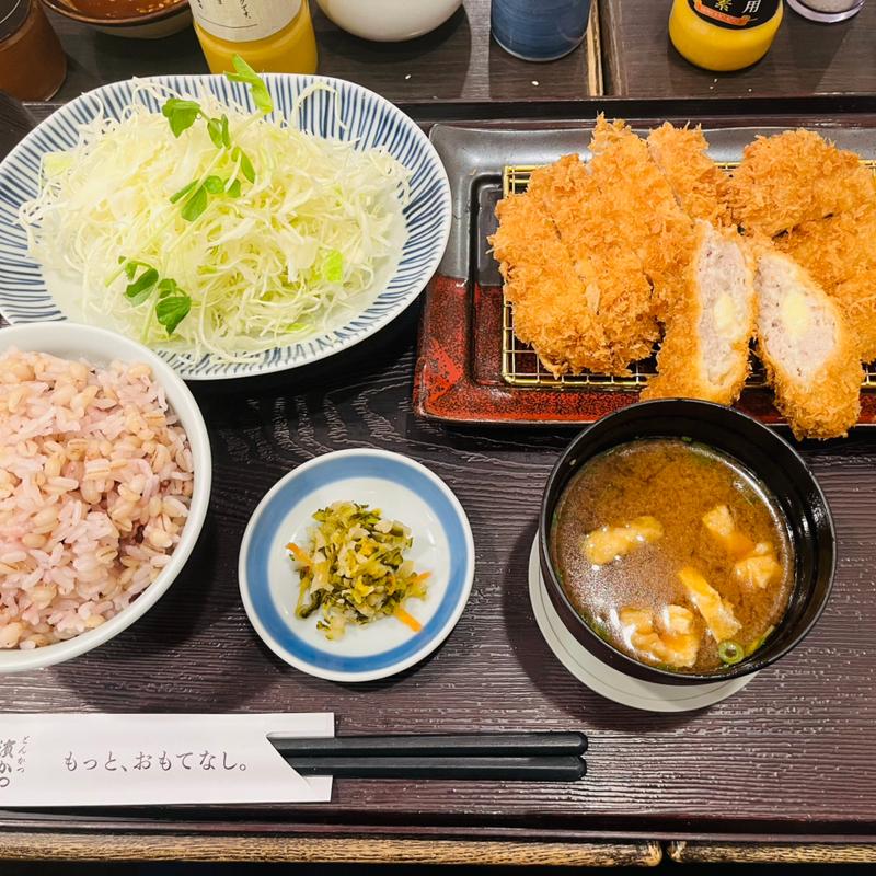 濱かつ昼得ランチ(とんかつ濵かつ 福岡天神店)