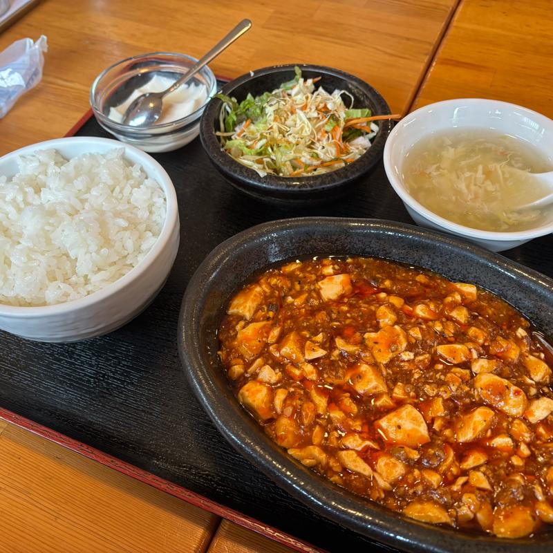 マーボー豆腐定食(楽苑)