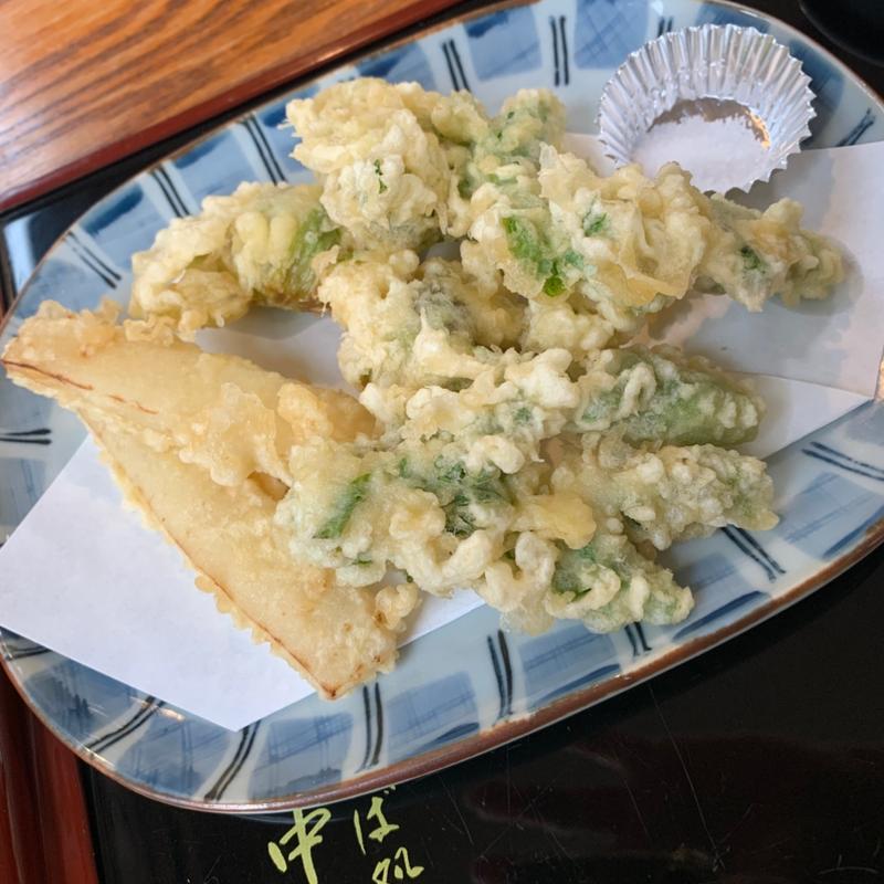 春野菜の天ぷら(中村庵)