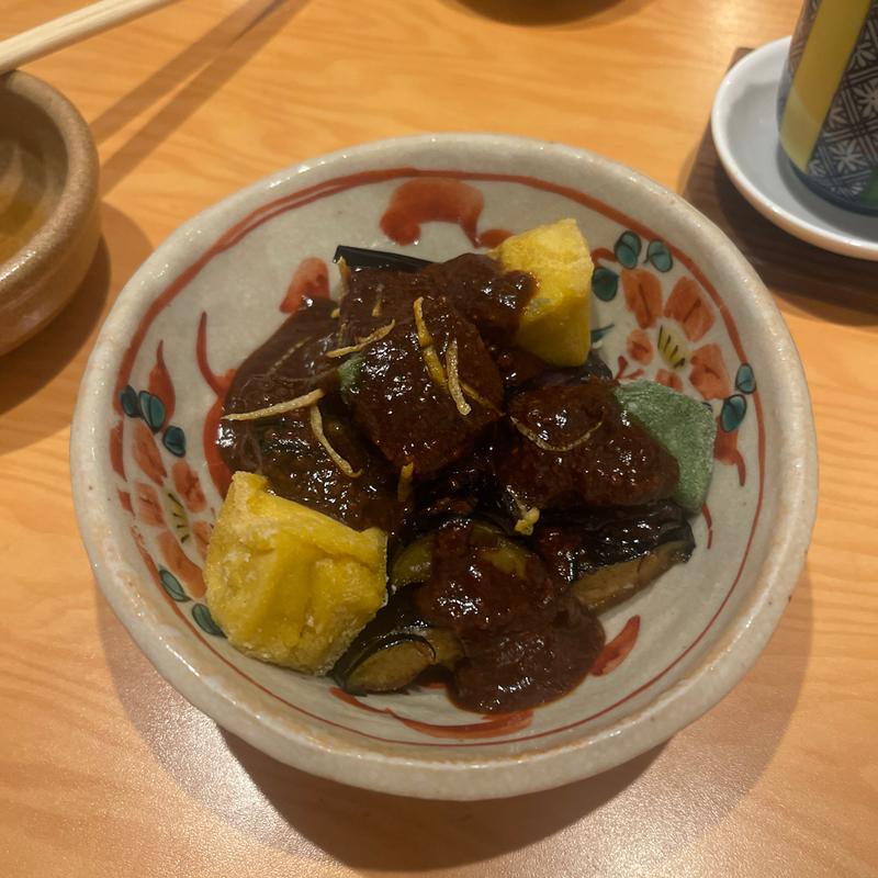 茄子と麩の味噌和え(八っ寸亭 （ハッスンテイ）)