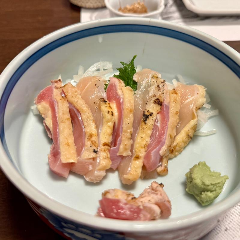 地鶏のたたき(熊襲亭 （クマソテイ）)