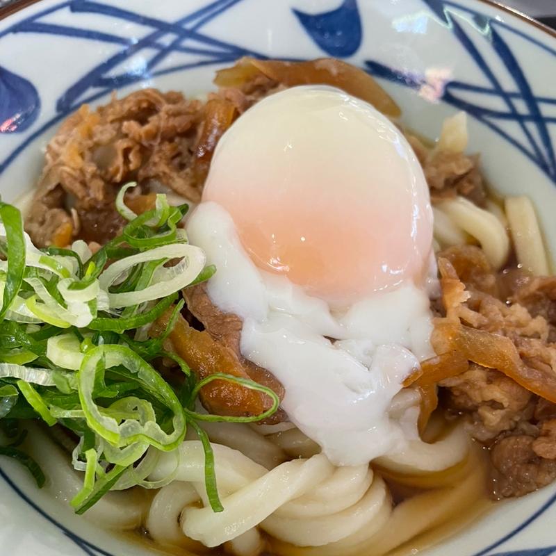肉ぶっかけうどん(丸亀製麺イオンモール東久留米)