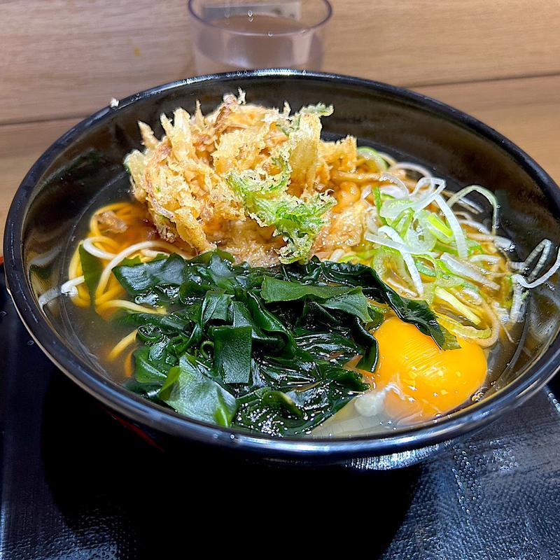 朝ミニ天玉そば(名代 箱根そば 狛江店)