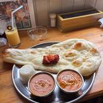 2種類のカレーランチセット(ニューナマステインディア)