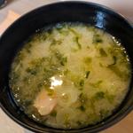 海老の味噌汁(別館 立ち食い弁慶)