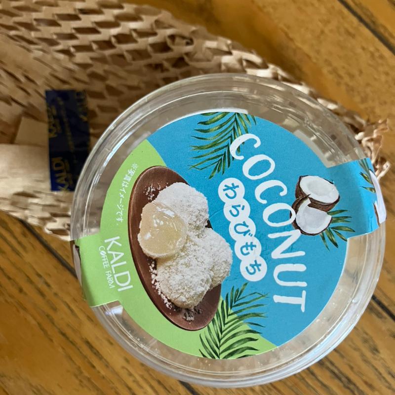 ココナッツわらび餅(カルディコーヒーファーム なんばマルイ店)