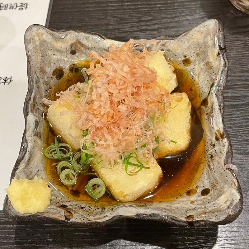 揚げ出し豆腐(炭火焼鳥　くわどり)