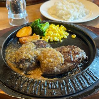 爆弾ハンバーグ和風ソースクィーン(フライングガーデン 流山前ケ崎店)