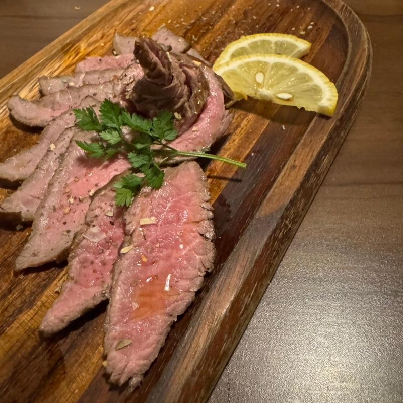 こだわりのローストビーフ(串揚オイルマルシェ)