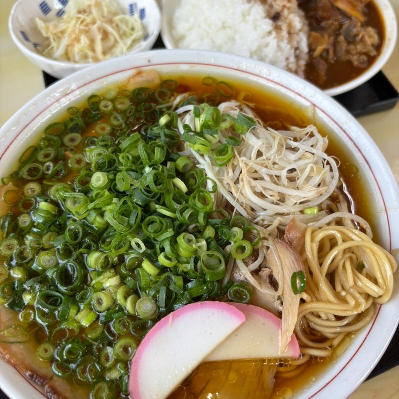 牛スジカレーセット(中華そば 和)