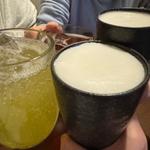 陶器で飲むパーフェクト黒ラベル