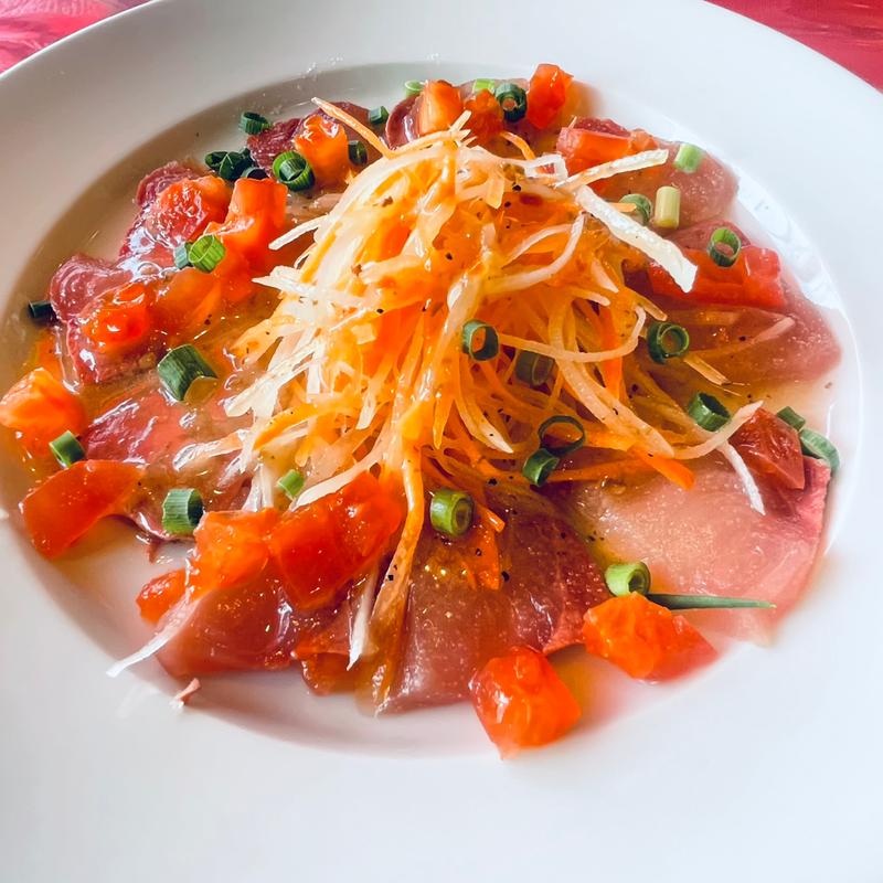 本日の鮮魚のカルパッチョ(ナポリロッソ・イル・ジャルディーノ)