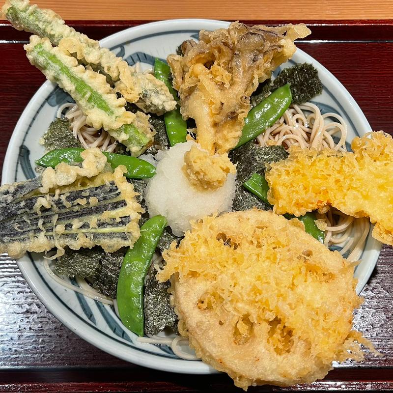 野菜天磯おろし(戸隠そば JR静岡駅店)