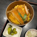 ミニカツ丼セット(そば処寿毛平)
