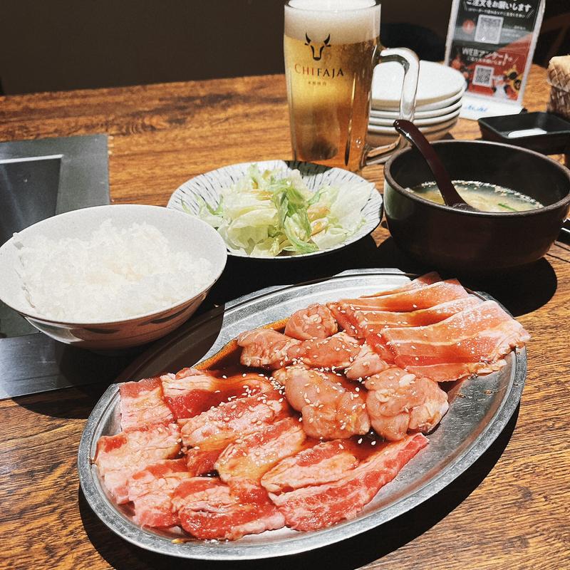 牛これでもかランチ(チファジャ 烏丸仏光寺店 )