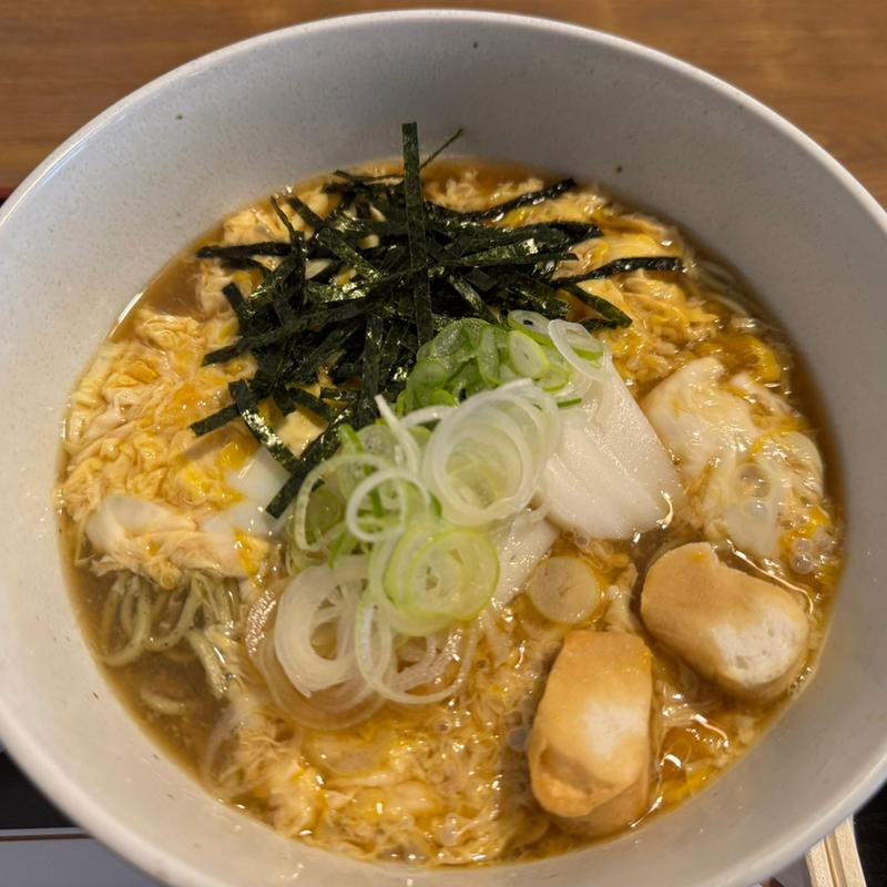 玉子とじそば(更科大黒 )