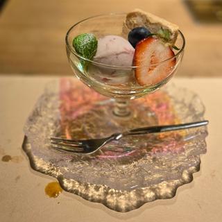 特製デザート(和牛懐石 但馬屋 )