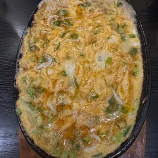  【名物】しらすの鉄板玉子焼き(四国酒場 本町店)