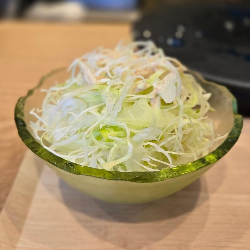 千切りキャベツ 胡麻ドレッシング(とんかつ U.F.O)