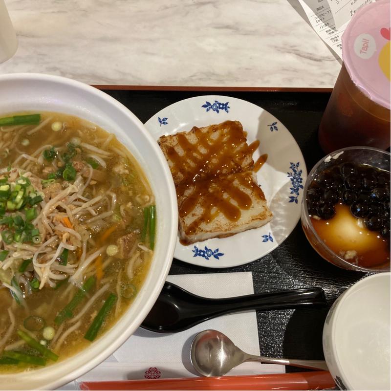 スープビーフンCセット(台北茶房)