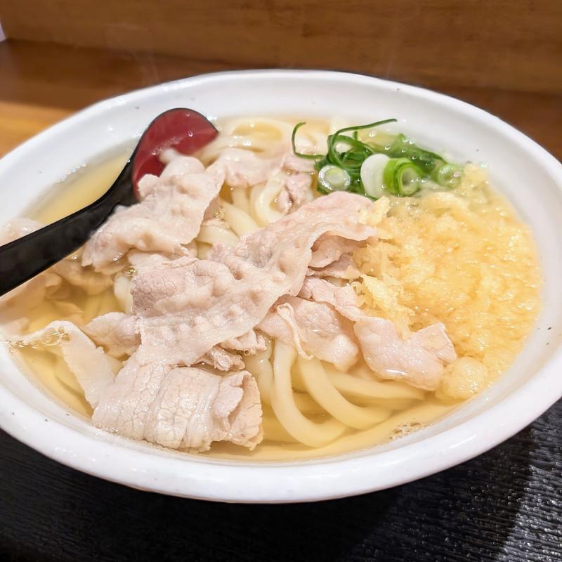豚うどん　ひやあつ(賞讃)