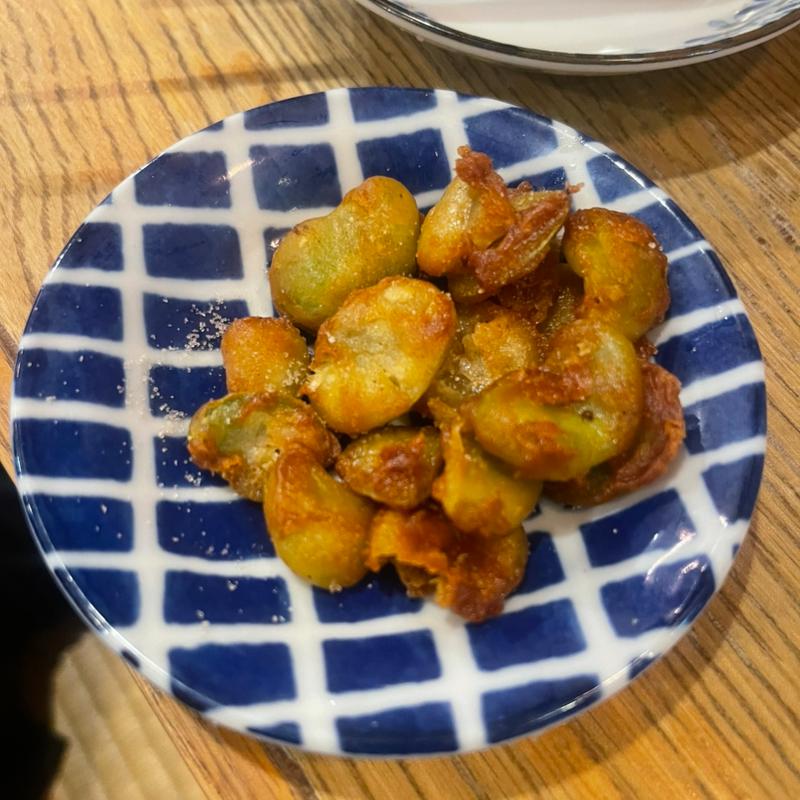 枝豆の唐揚げ(武州うどんあかね&みどりダイニング)