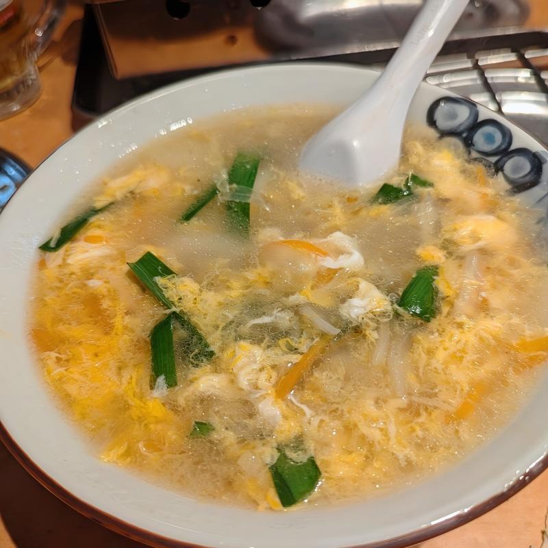 たまごスープ(ロース焼肉専門店 肉酒場)