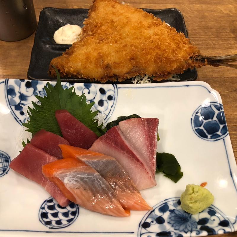 刺身盛合せ定食(大衆酒場 五の五 祐天寺駅前店)