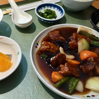 酢豚定食(いわさきのキッチンさつま )