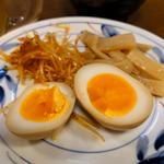 3点盛(煮玉子・メンマ・ピリ辛ネギ)(風風ラーメン 熊谷南口店)