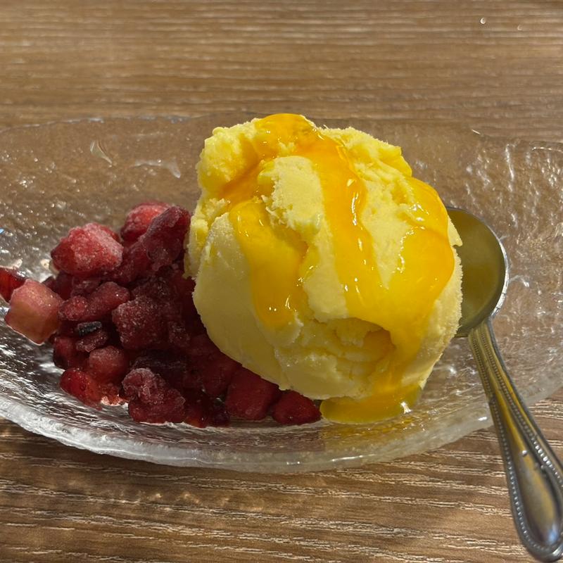 マンゴーシャーベット(美浜殿内(みはまどぅんち/Mihama Dunchi))