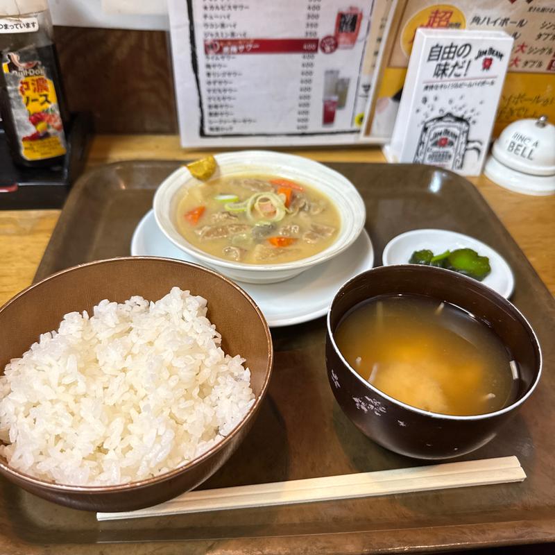 煮込み定食(大樽 目黒川店)