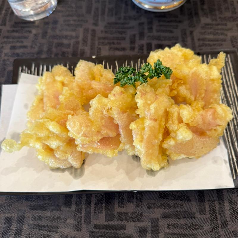 岩下新生姜の天ぷら(東武藤が丘カントリー倶楽部レストラン )