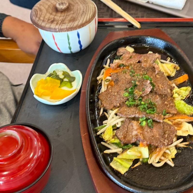 国産和牛肩ロース鉄板焼き(東武藤が丘カントリー倶楽部レストラン )