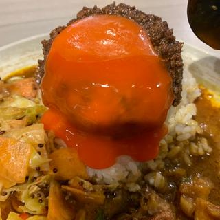 MIXカレー小(豚小、キャベツ,玉葱,うずら各アチャール)(吉田カレー  )