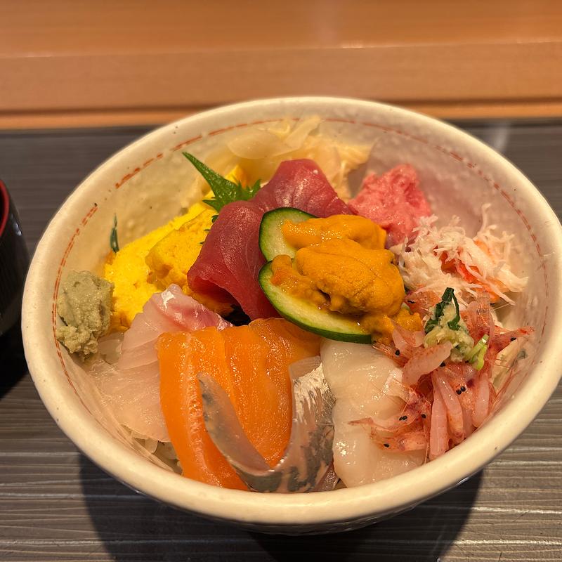 上ちらし(下高井戸旭鮨総本店 横浜クイーンズスクエアB1店 （シモタカイドアサヒズシソウホンテン）)