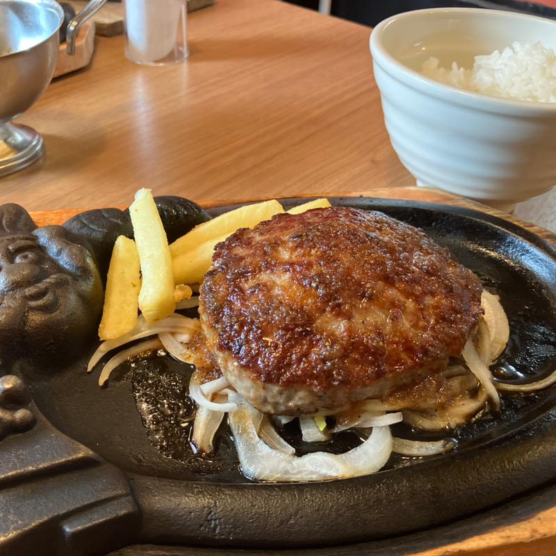 ビリーハンバーグ＆ランチサラダバー付き(ステーキハウス ブロンコビリー蒲郡店)