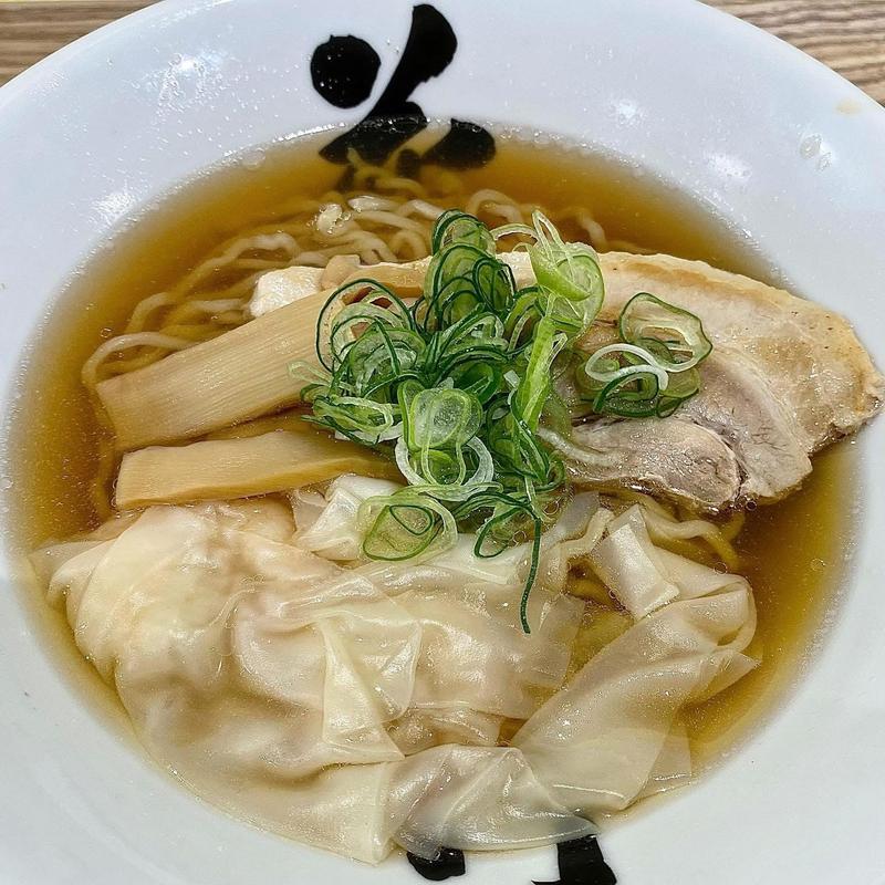 ふわっとろ海老ワンタンメン(花鳥風月 酒田本店)